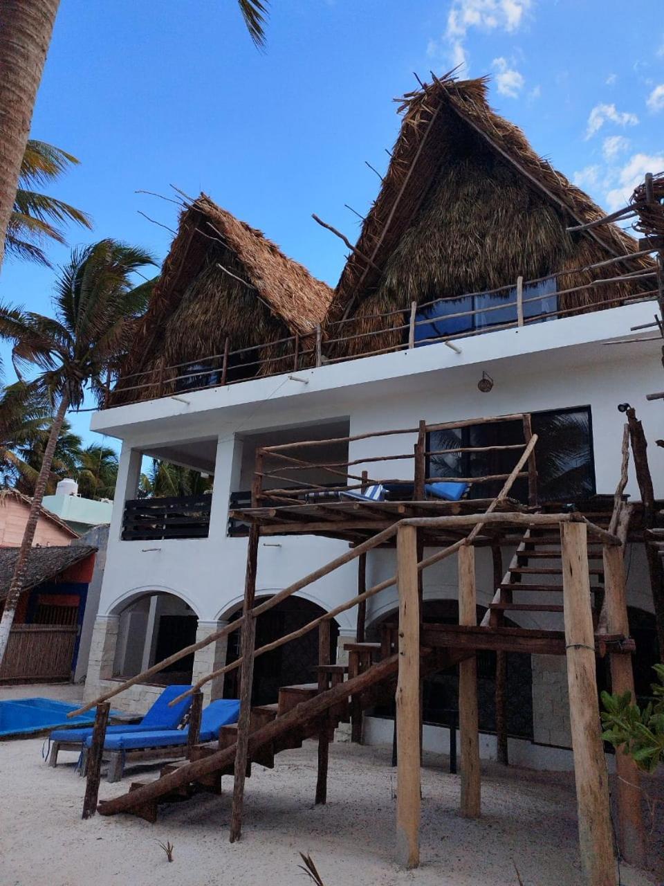 Casa Mate Beachfront Houses El Cuyo Exterior foto